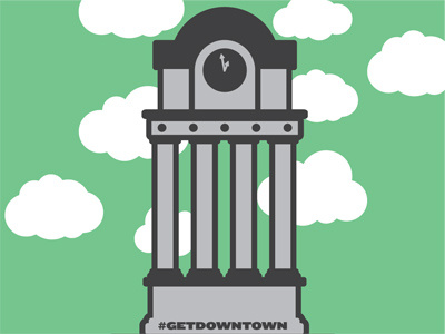 Clocktower vector illustrator clock clocktower