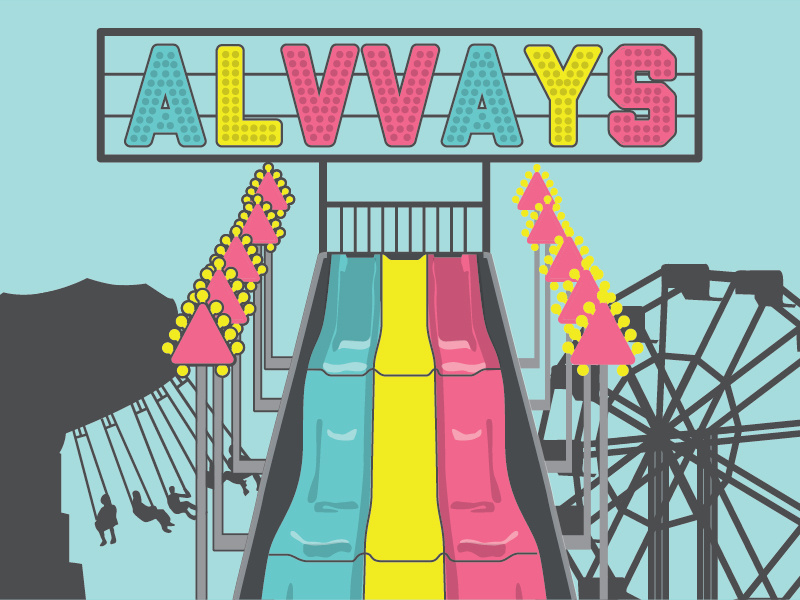 WIP - Alvvays at the Starlight vector illustration gigposter alvvays