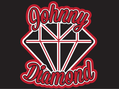 Johnny Diamond diamond illustrator show poster vector