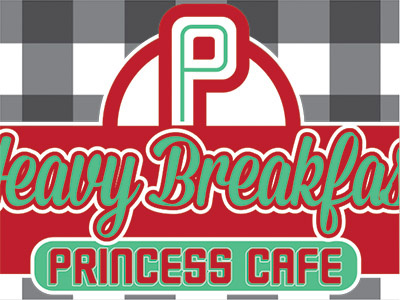 Heavy Breakfast diner gigposter lost type princess cafe