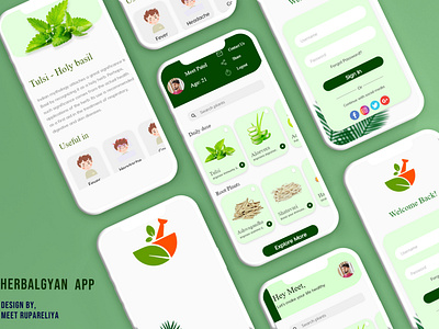 Herbal Plants Information - App Concept