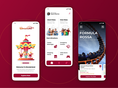 Amusement Park - App Concept