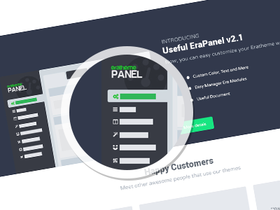 Dashboard EraPanel 1st Shot 1st dashboard green panel theme