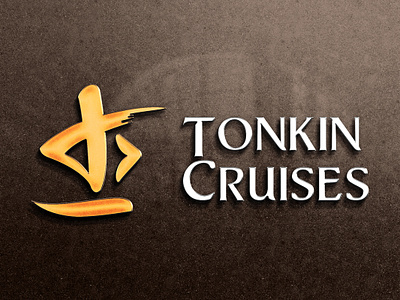 Tonkin Cruises Logo & Brand Identity branding logo