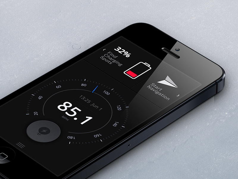 Nav app odometer speedometer nav