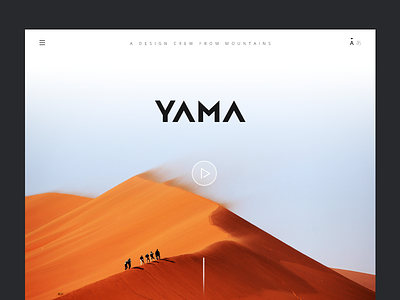 Yama Website branding mountains web yama