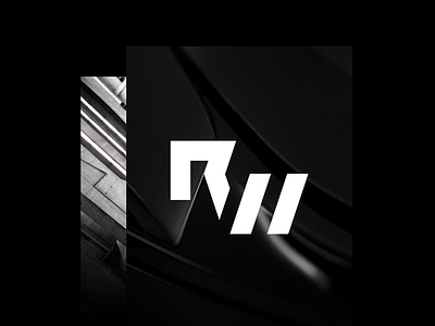 Rw Branding direction2 branding clean collage futuristic logo