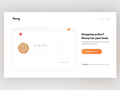 Honey Landing Page