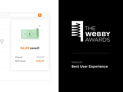 Nominated for 2017 Webby Best User Experience web webby