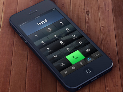 Ios6 keypad redesign ios iphone keypad