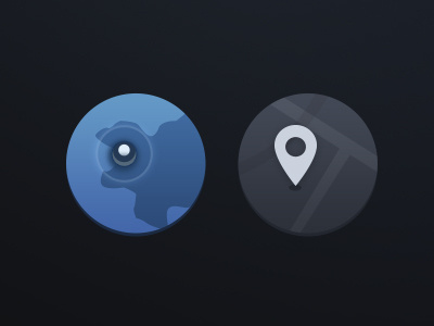 location icon circle icon location