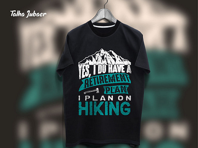 Hiking T-shirt Design 002