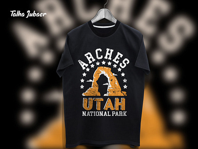 Utah National Park T Shirt Design design illustration shirt mockup shirtdesign tshirt tshirt art tshirt design tshirtdesign tshirts typography vector