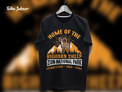 Zion National Park T Shirt Design