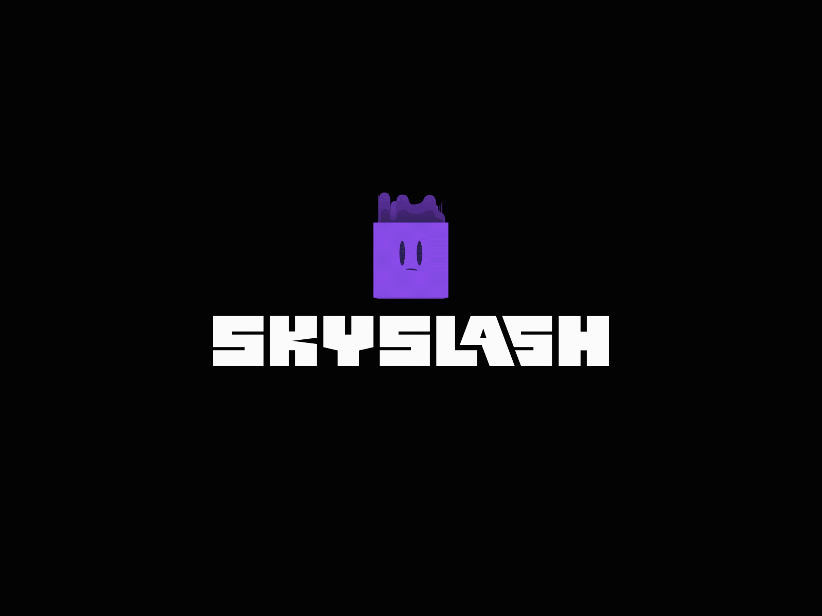 SKYSLASH - Logo Animation after effects aftereffects animated gif animation design logo logo animation logo design motion design motion graphics purple