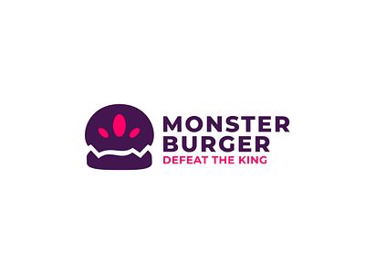 Monster burger - logo concept