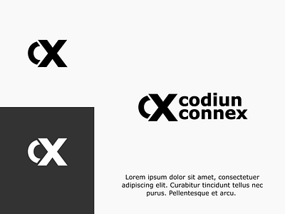 codiun connex for tech security service - minimal logotype