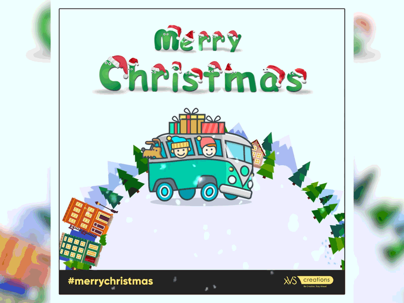 xvs xmass2 after effects animation animation animation 2d branding concept custom animation gif icon merrychristmas motiongraphics vector