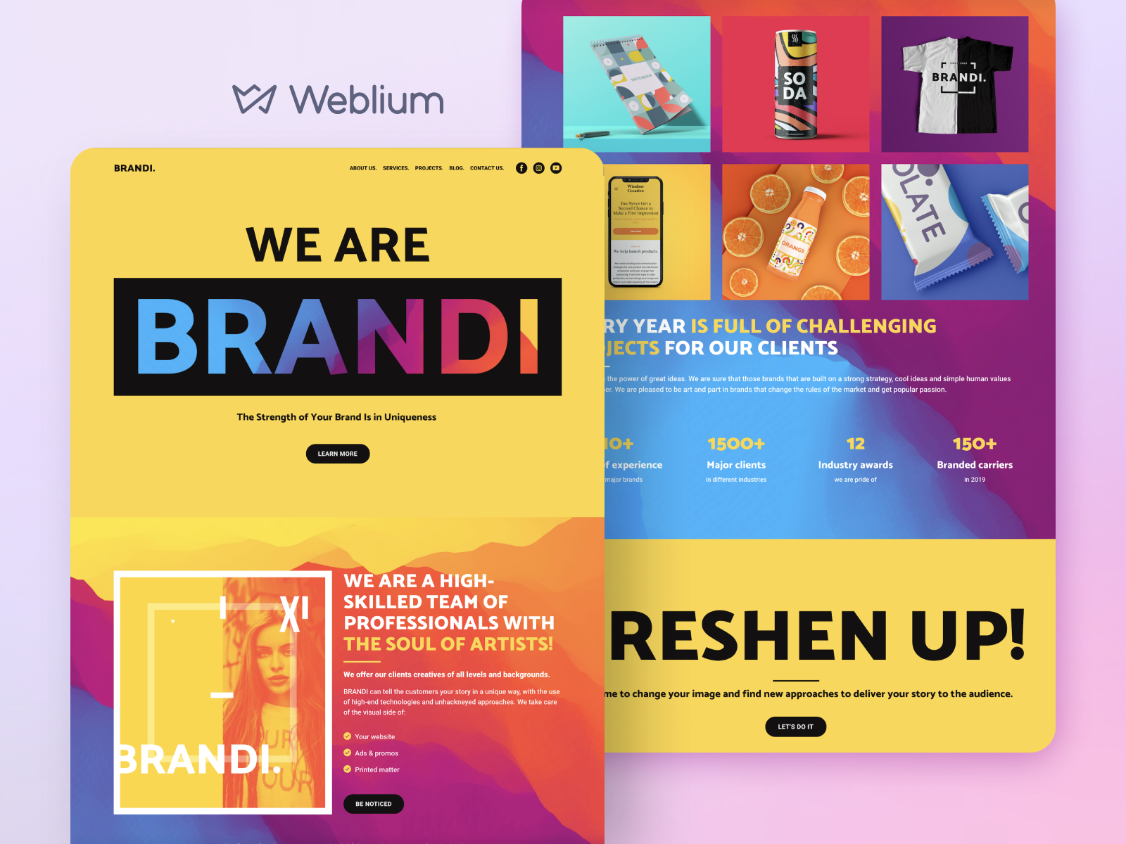 creative-agency-template-by-weblium-on-dribbble