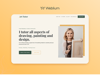 Art tutor template