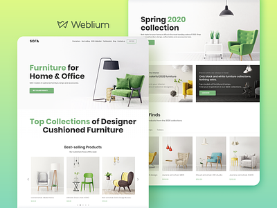 Furniture store template template design templates web design webdesign website builder website design website templates