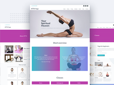 Yoga Templates | Weblium design web design weblium yoga yoga templates