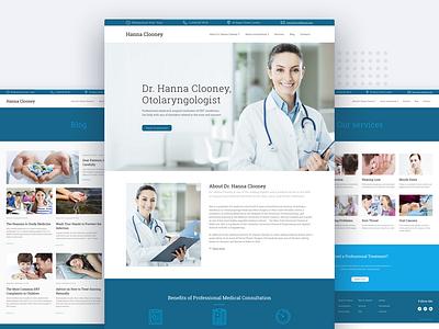 Medical Templates ai blue doctor medical design template design templates uidesign user inteface web design webdesign weblium website builder white