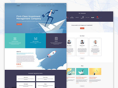 Investment Agency Template