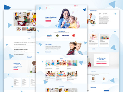 Children's Education Center Template childrens design template design website builder website template