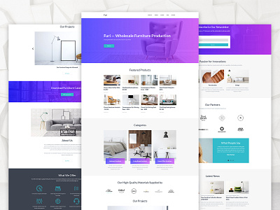 Furniture Website Template furniture furniture website template design templates weblium website builder website concept website template