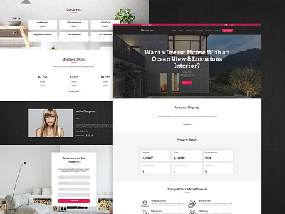 Real Estate Website Template ai real estate real estate website template design templates website template