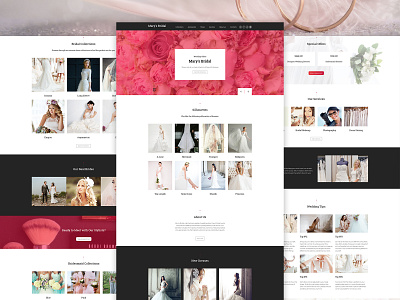 Wedding Website Template | Weblium templates web design weblium website builder website design website template website templates wedding design