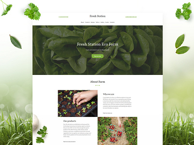 Farm Website Template