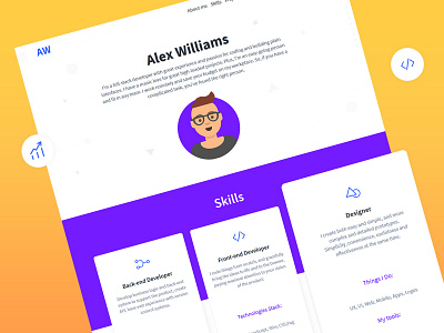 CV Website Template