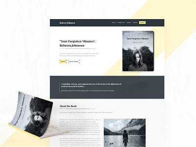 Book Landing Website Template