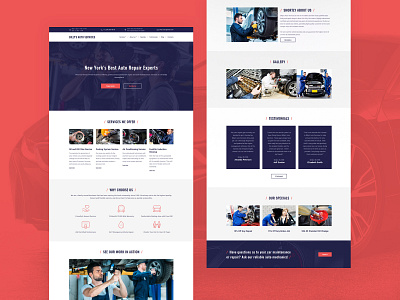 Car Repair Website Template