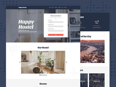 Hostel Website Template