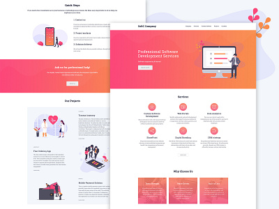 Software Development Website Template