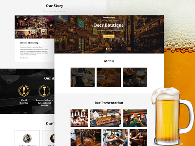 Beer Pub Website Template 🍺