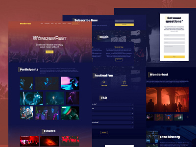 Music Festival Website Template