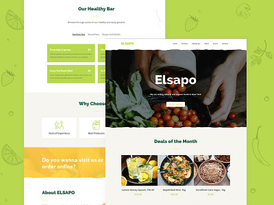 Organic Food Supply Website Template