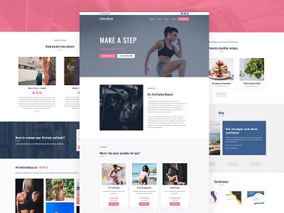 Fitness Trainer Website Templates ai fitness fitness logo redesign template template design templatedesign templates web design webdesign weblium website builder website design website templates