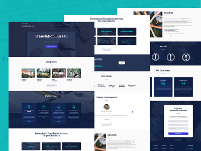 Translation Bureau Website Template create website designing free login template web web idea web page weblium website website creation website design