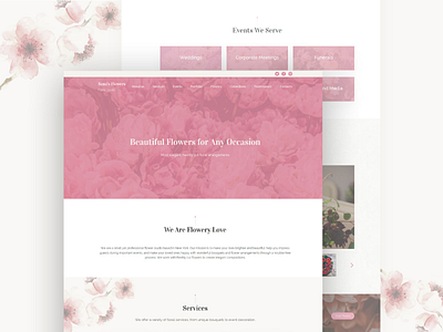 Floral Studio Website Template