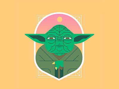 May the 4th be with you!! art design flat flat illustration graphic design illustration retro star wars day starwars vector yoda