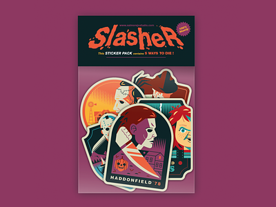 Slasher sticker pack