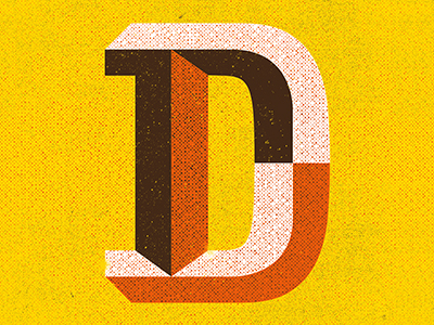 D for 36days of type by Salmorejo Studio on Dribbble