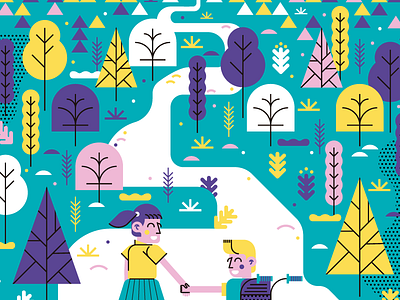 TODO VA SOBRE RUEDAS agenda cover design editorial flat illustration vector