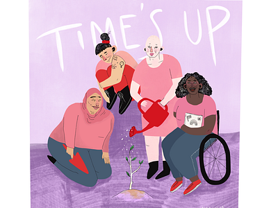 Time's Up x Alda Lilja illustrator timesup women