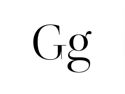 Didone G didone g lowecase modern serif type typedesign uppercase